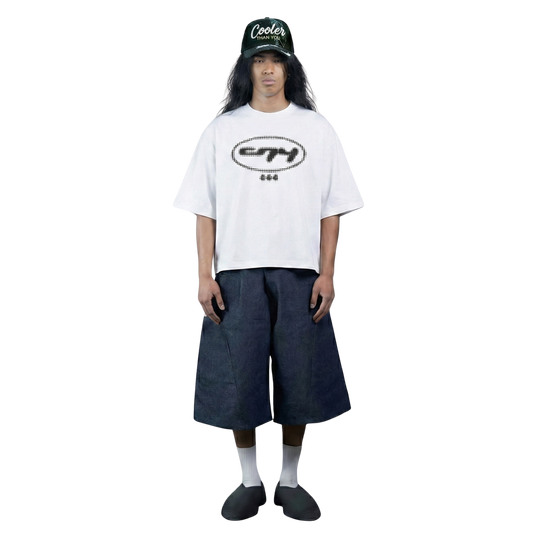 CTY 444 WHITE T-SHIRT OVERSIZED