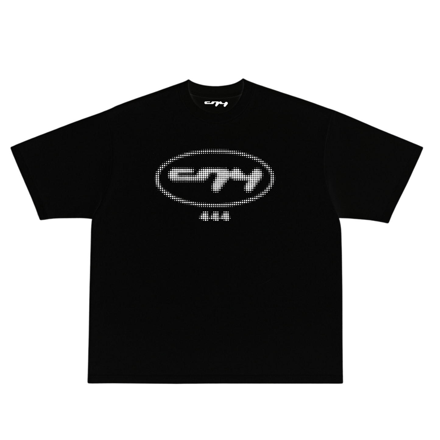CTY 444 BLACK T-SHIRT OVERSIZED
