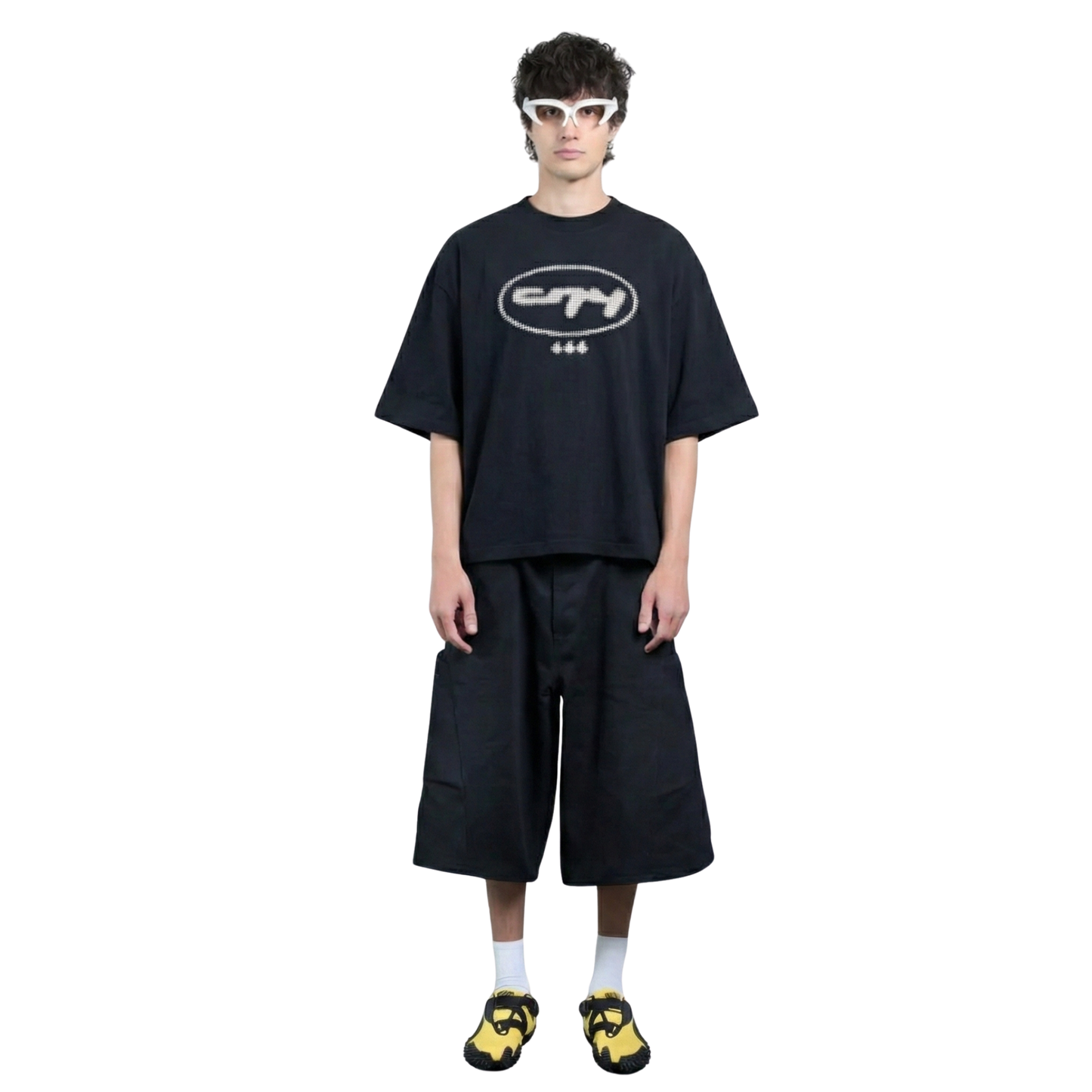 CTY 444 BLACK T-SHIRT OVERSIZED