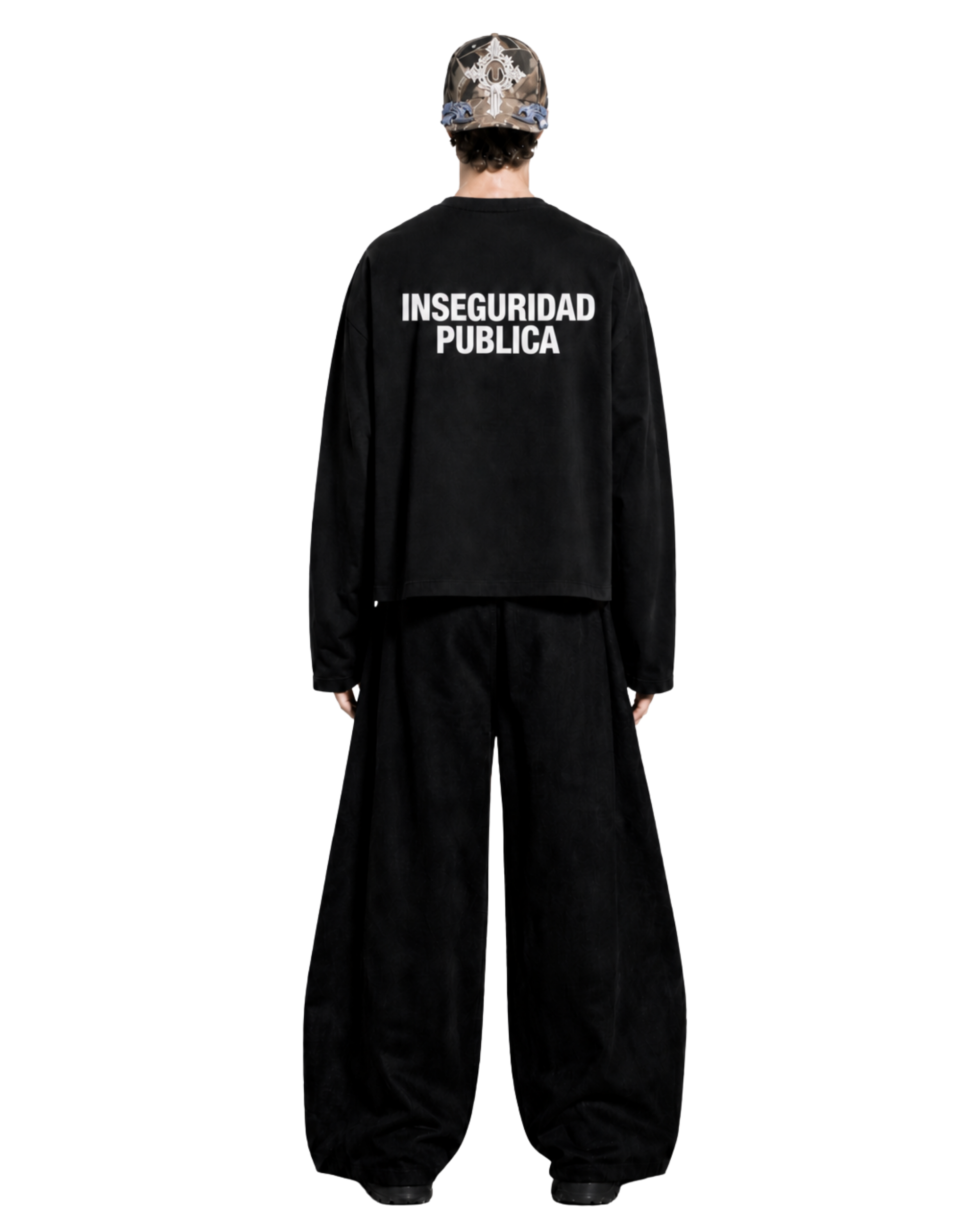 INSEGURIDAD PUBLICA LONG SLEEVE T-SHIRT