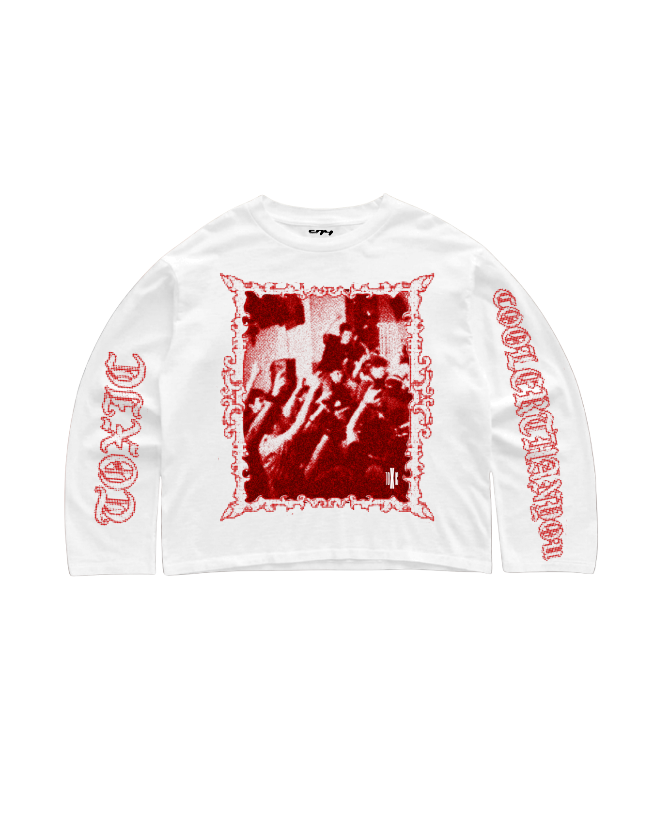 TOXIC WHITE LONG SLEEVE SHIRT