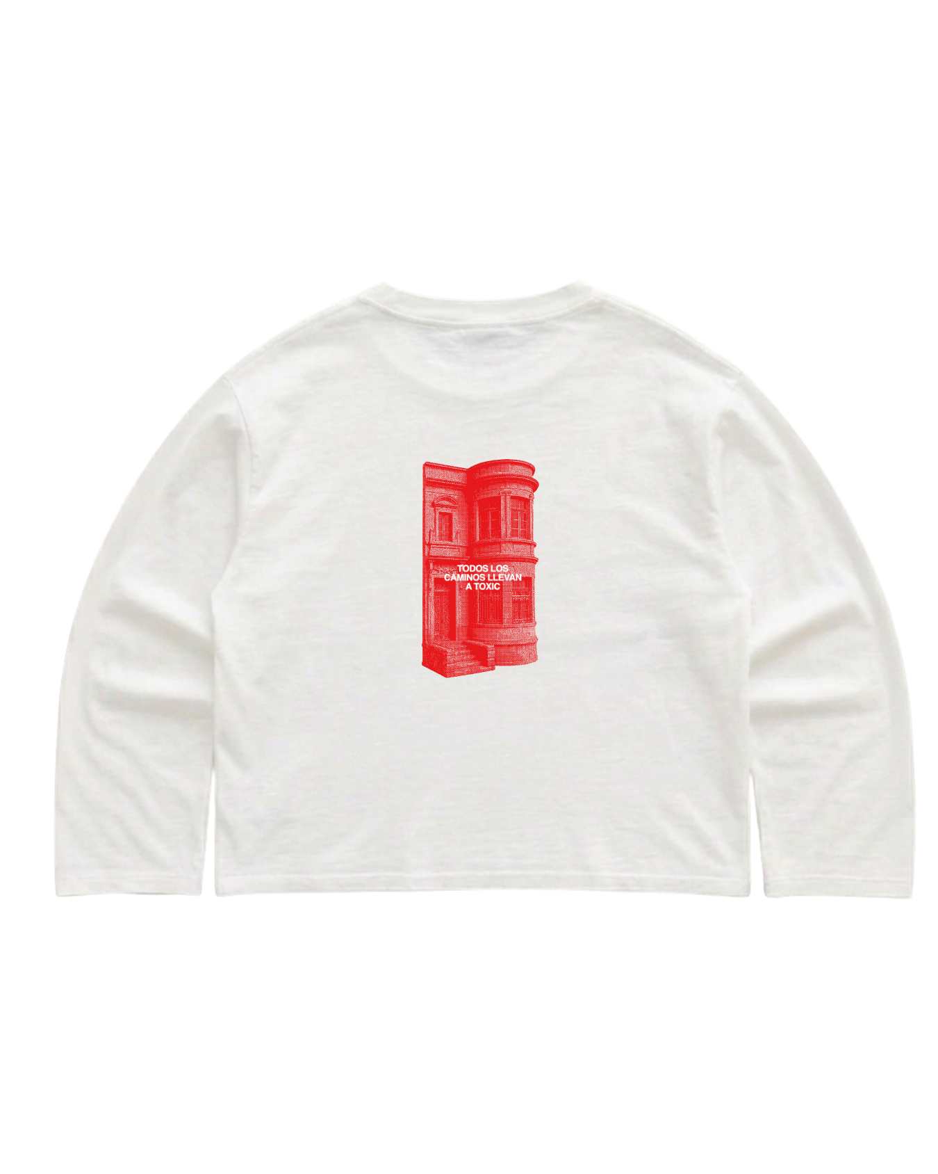 TOXIC WHITE LONG SLEEVE SHIRT