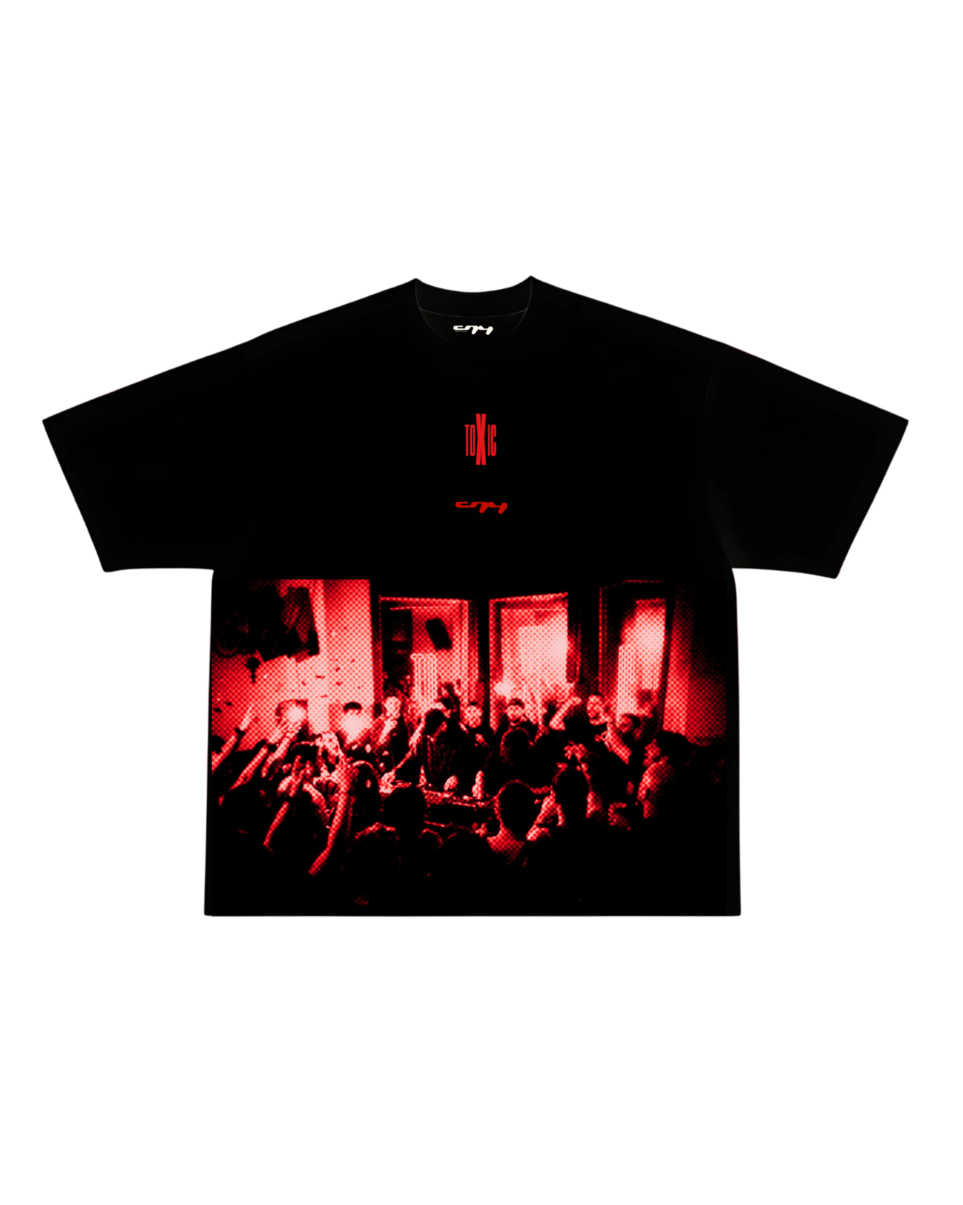 INSIDE TOXIC PLAYERA NEGRA