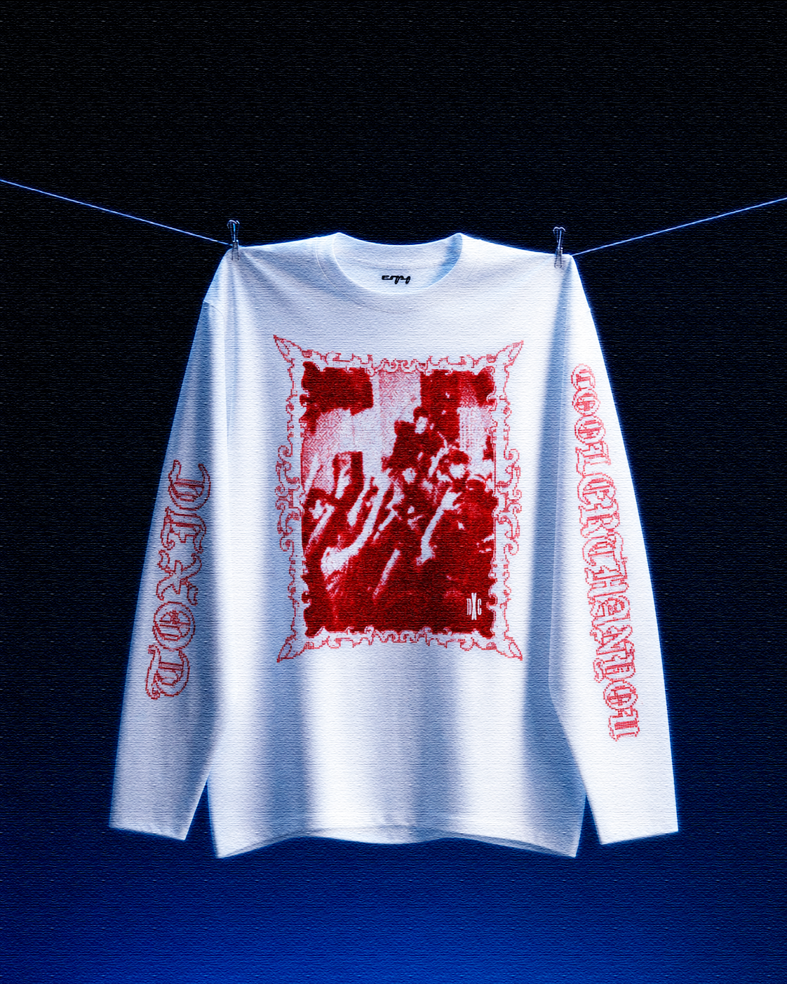TOXIC WHITE LONG SLEEVE SHIRT